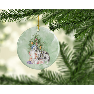 2.8'' Ceramic Hanging Figurine Ornament