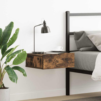 Dorete Floating Nightstand 40x30x15 cm Engineered Wood