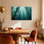Ensemble de 1 tableau sur toile représentant une forêt de varech sous-marine-429934722