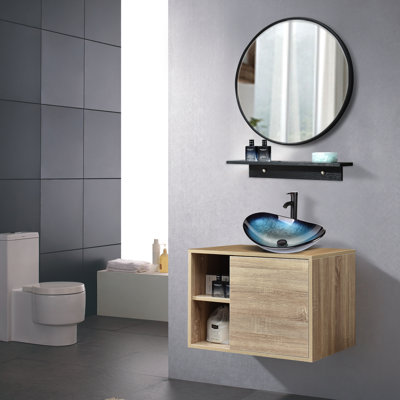 Ensemble de meuble-lavabo avec miroir Hemish