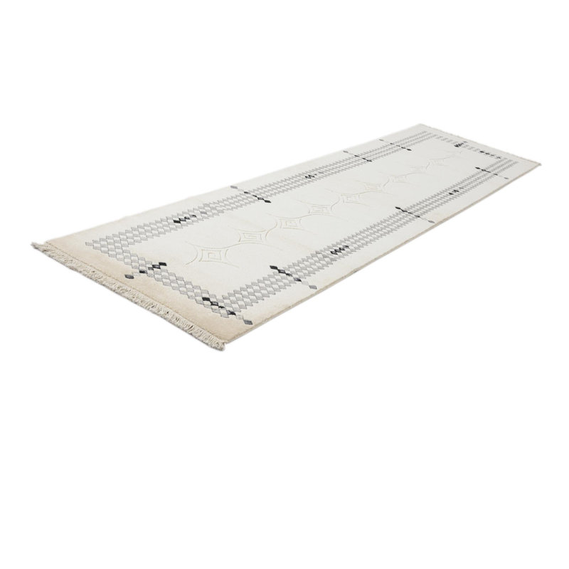 Tapis de couloir beige clair Howard