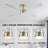 Bonnitta 4-Blade LED Metal and Wood Flush Mount Ceiling Fan-93479834-127328265-127328267