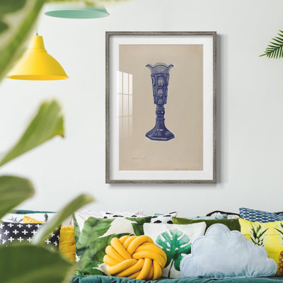 Vintage Sketch XXXIX -Framed Print