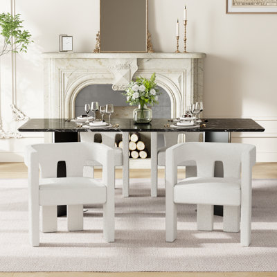 70" Modern Rectangular Dining Table Set