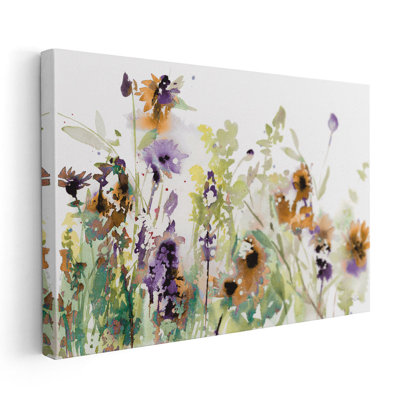 «Autumn Meadow Flowers», reproduction d'art sur toile