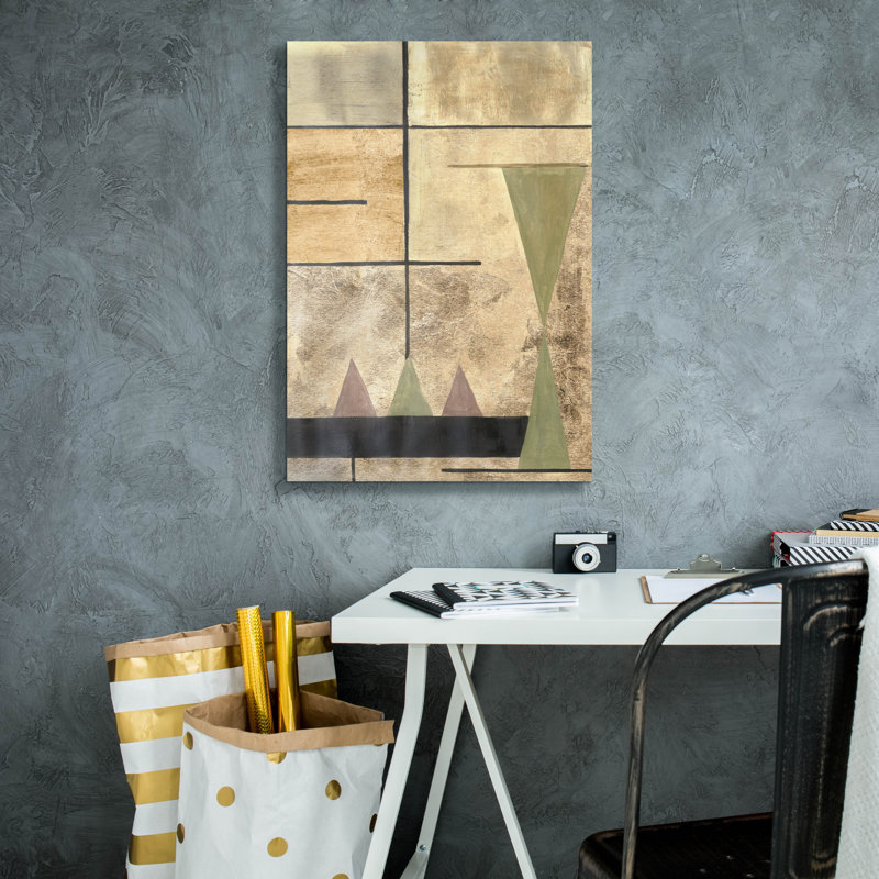  «Gold Standard 4» par Michael Willett, art mural sur toile, 18 po x 26 po, H 26 po x l 18 po