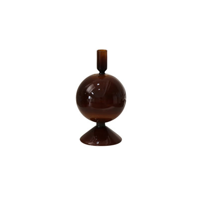 8.66'' H Glass Tabletop Candlestick
