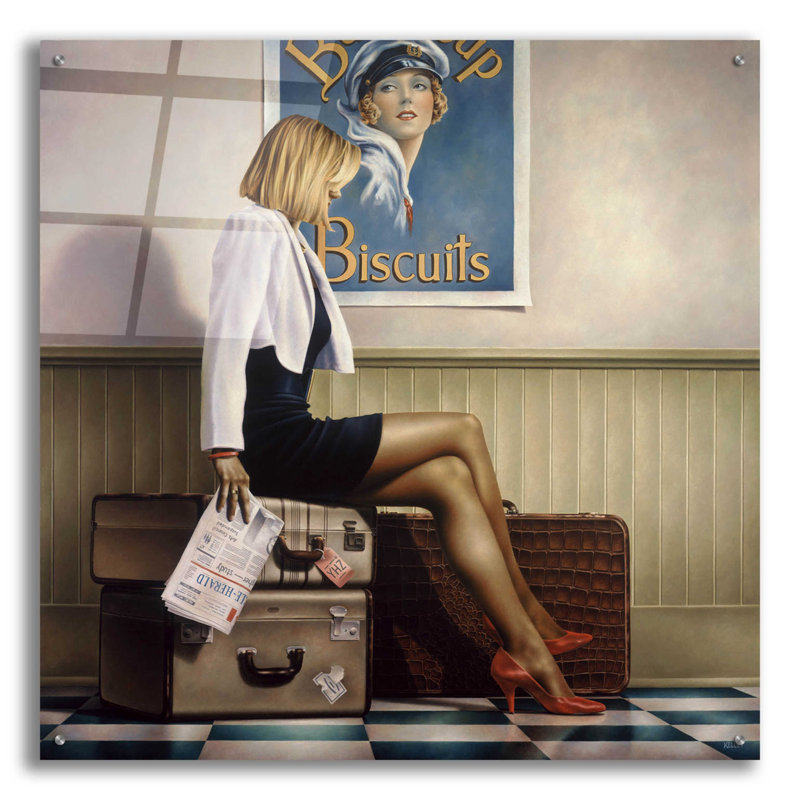 Biscuits par Paul Kelley - peinture sans cadre, H 36 po x l 36 po x P 0,2 po