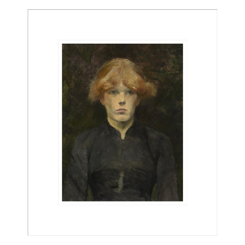 «Carmen» par Henri de Toulouse-Lautrec, impression giclée encadrée, H 16,18 po x l 13,75 po