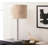 Maudestine 27"H Luxury Marble Table Lamp w/ Faux Fur Shade w/ LED Bulb-1775555306