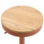 Tabouret de bar pivotant en bois massif l 15,2 po Jaina -1415946306-1447778123