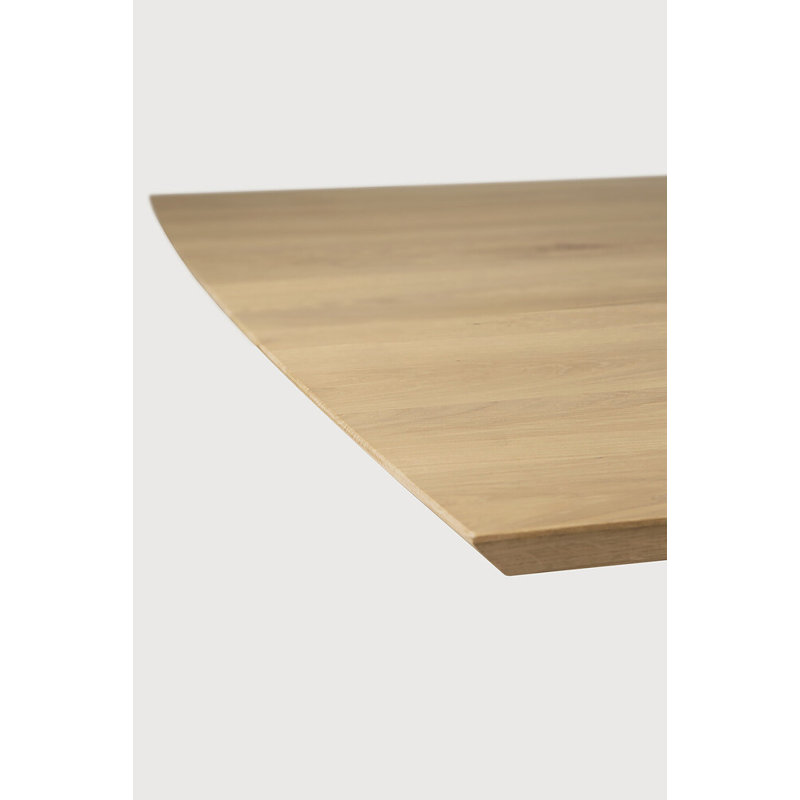 Mikado Solid Oak Dining Table, 43.3" W x 110.5" L