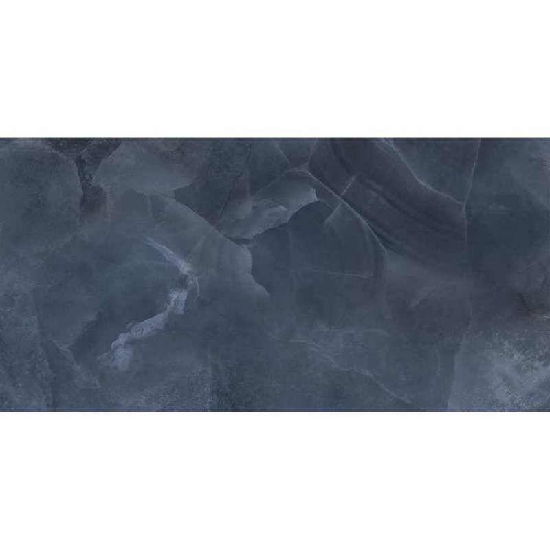 Geo Lush Porcelain Marble Look Wall & Floor Tile, Blue