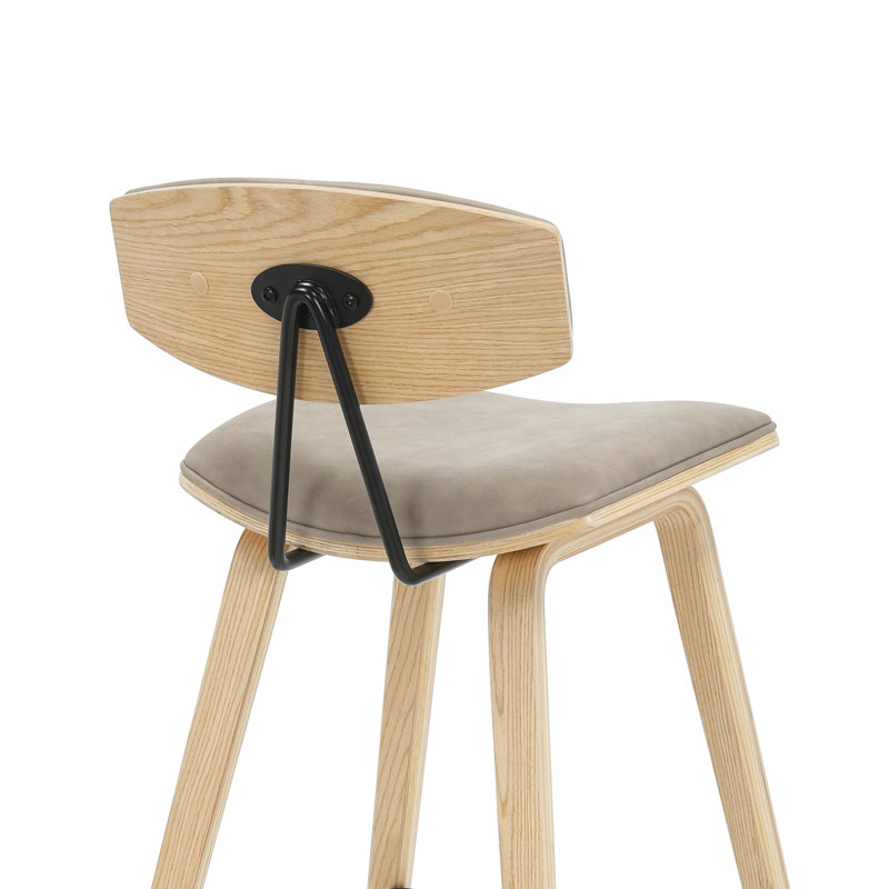Whiddon Tabouret de bar H 3 po, Taupe, 38"