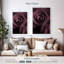 Harnek rose mauve foncé I-108257165