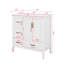 Meuble-lavabo 36 po avec lavabo en résine, meuble-lavabo simple autoportant avec 2 portes et 4 tiroirs à fermeture en douceur-383295579