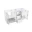 Austen 60'' W Double Bathroom Vanity Base-645776413