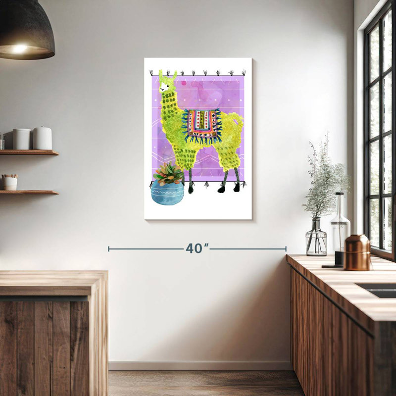 Brampt Lovely Llama IV, 36" H x 24" W