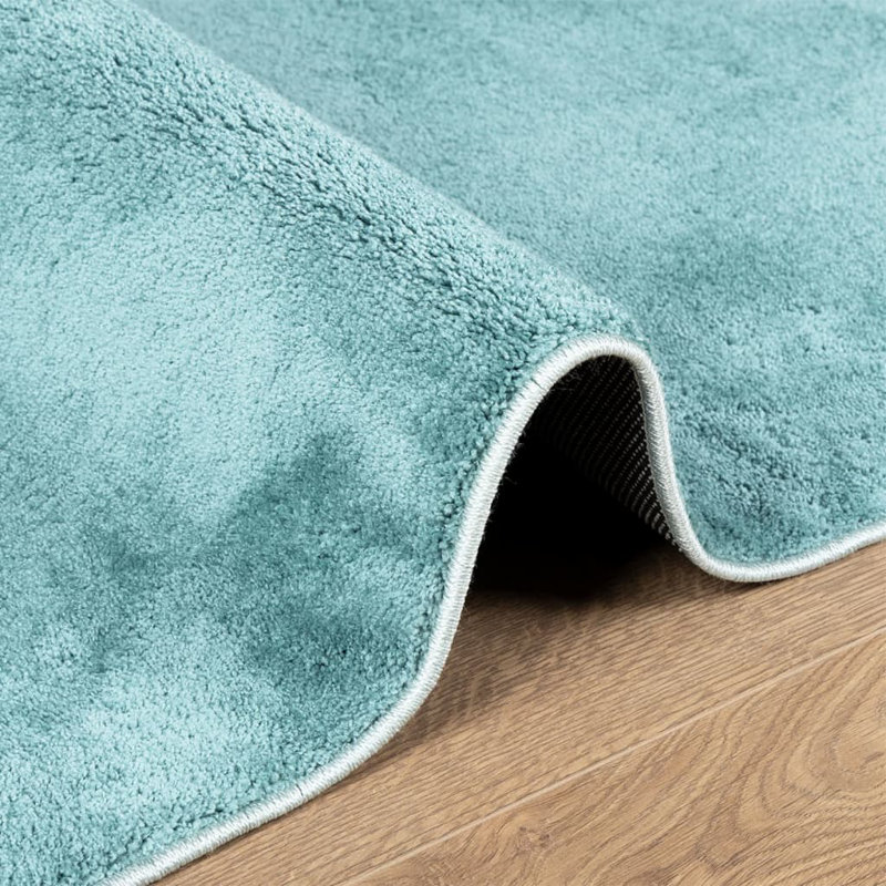 Round Inloes Solid Colour Area Rug, Runner 80 x 200cm
