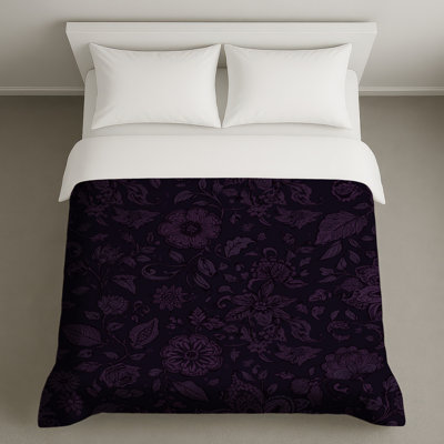 Purple Floral Pattern Duvet Covers