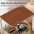 29.9'' H X 16.5'' W 3-tire Metal Wood Board Rolling Storage Basket Cart Trolly With Wheels, Metal Utility Cart With Frame, Kitchen Living Room Bathroom And Bedroom Storage, Single White-125281060