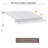 Outsunny Retractable Awning, Patio Awning Sunshade Shelter With Manual Crank Handle, 280Gsm UV Resistant Fabric And Aluminum Frame For Deck, Balcony, Yard-111473382-111473375