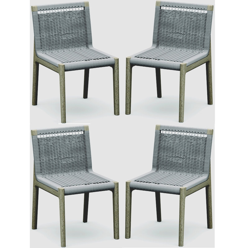 SemaWT Outdoor Teak Dining Side Chair