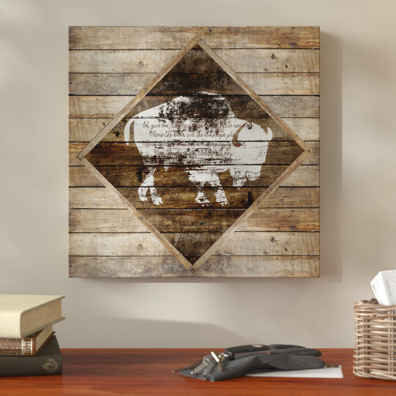 « buffalo », impression sur toile