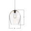 Petit luminaire suspendu en verre noir mat-103484916-31159862