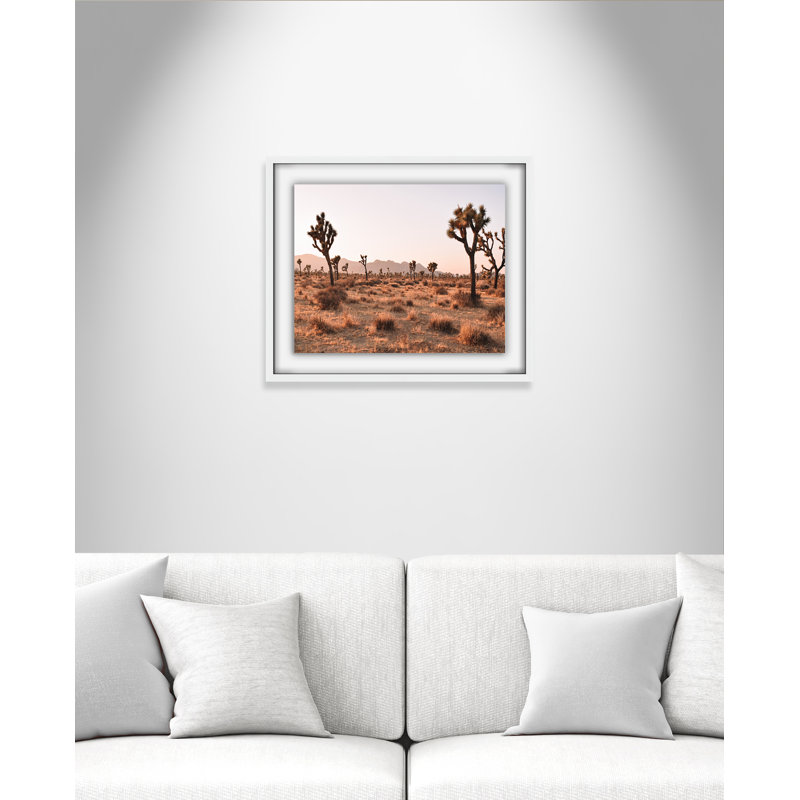 Arbre - photographie avec cadre photo, H 21,5 po x l 25,5 po x P 1,25 po, Blanc satiné