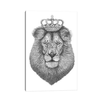 «The Lion King» par Valeriya Korenkova, impression sur toile tendue