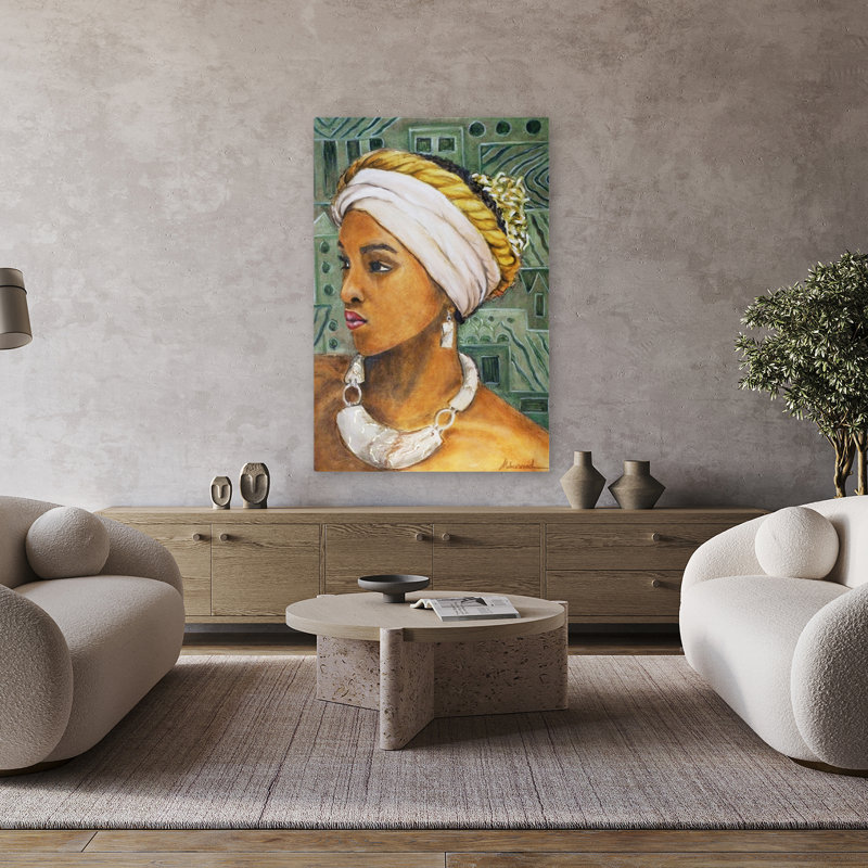Model 2 - Multicultural Figurative Art, 48" H x 32" W
