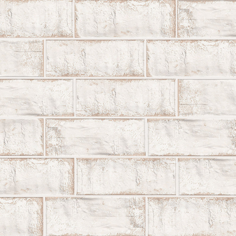 Carreau de porcelaine pour mur et plancher 3X8 Autumn Essentials, Bianco poli