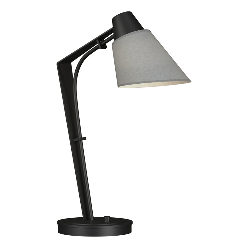 Reach 21.9" Desk Lamp, Natural Anna, Oil Rubbed Bronze