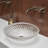 Homein 17.59'' Crystal Circular Bathroom Sink-58522658