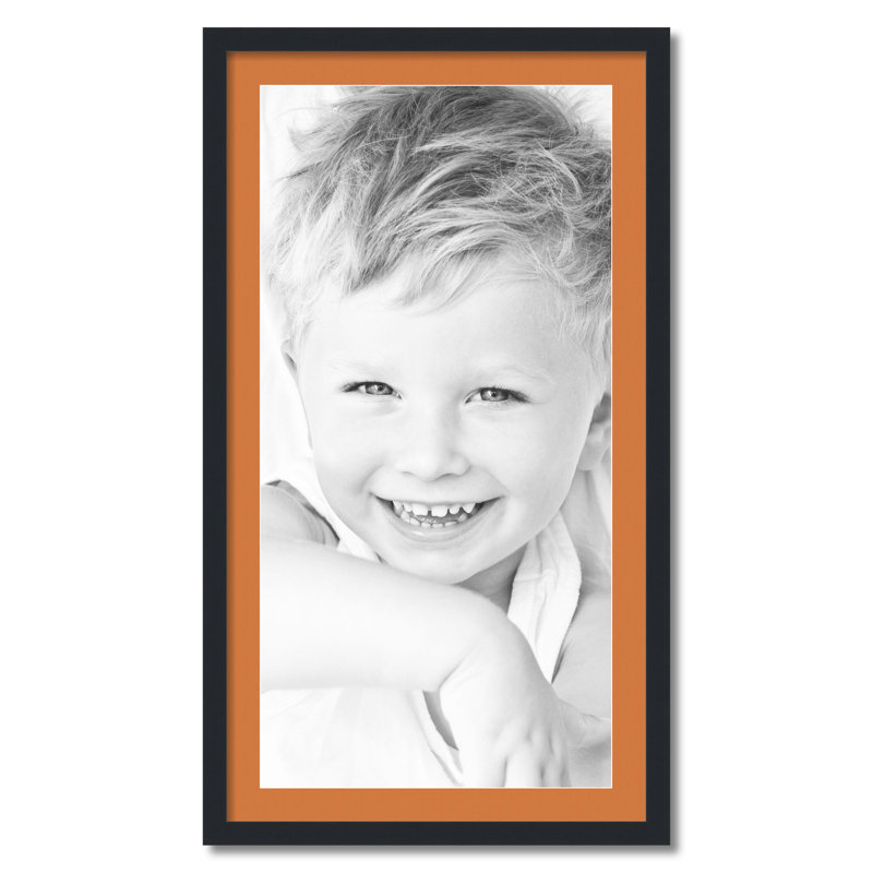 Cadre pour photo simple 18 po x 36 po en bois mat, Fête d'ooût