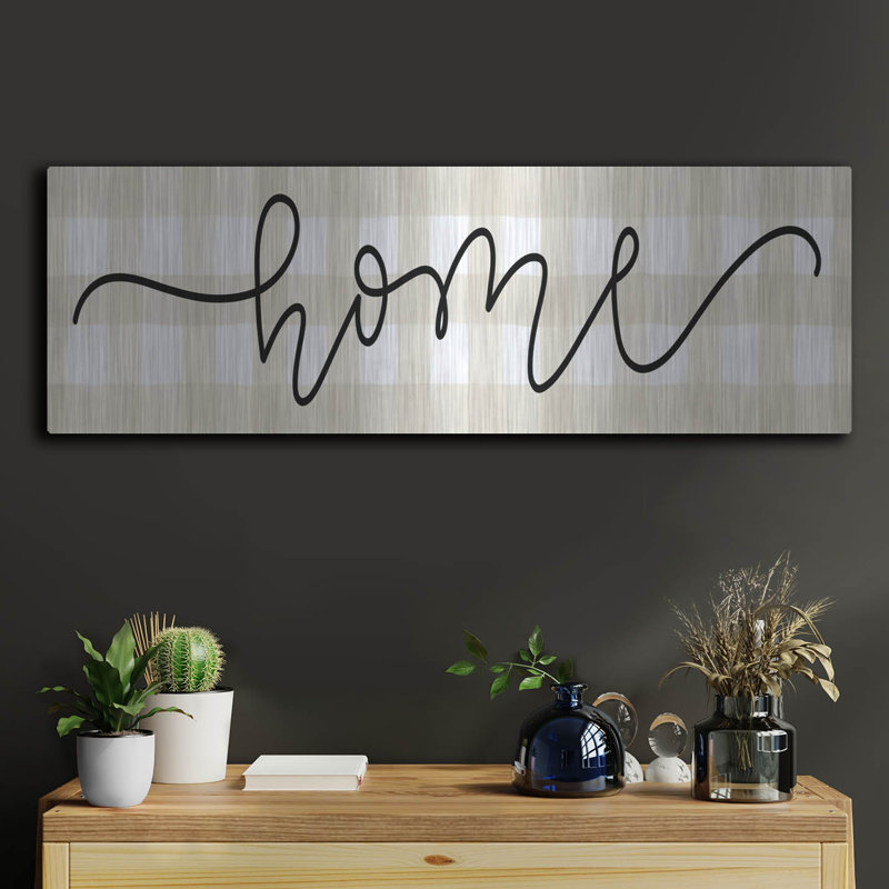«Home» par Imparfect Dust, H 12 po x l 36 po