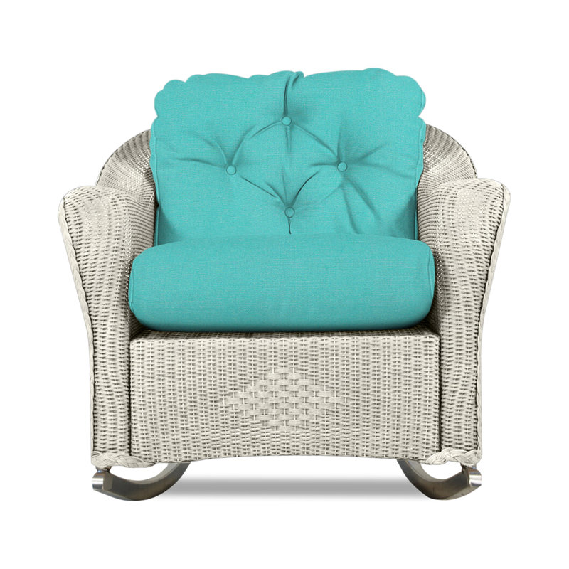 Reflections Outdoor Rocker Chair, Beach Navy, Linen