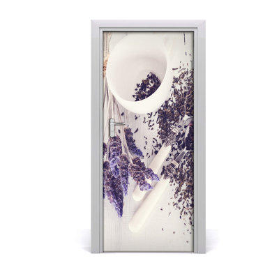 Decal Lavender Infusion Door Decal