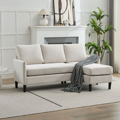 Upholstered  Sectional Sofa With Chaise