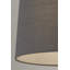 20cm H Polyester Empire Lamp Shade ( Clip On ) in Grey