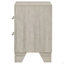 Table de chevet 2 tiroirs Rustic Cream