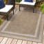 Tapis intérieur / extérieur beige / crème à 3 rayures Caherty Dover Classic-1183764447-1259306847
