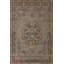 Tapis brun traditionnel à motif géométrique 6 x 9