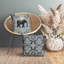 Oreiller en faux suède Moonbeam Elephant-111762219-111762224
