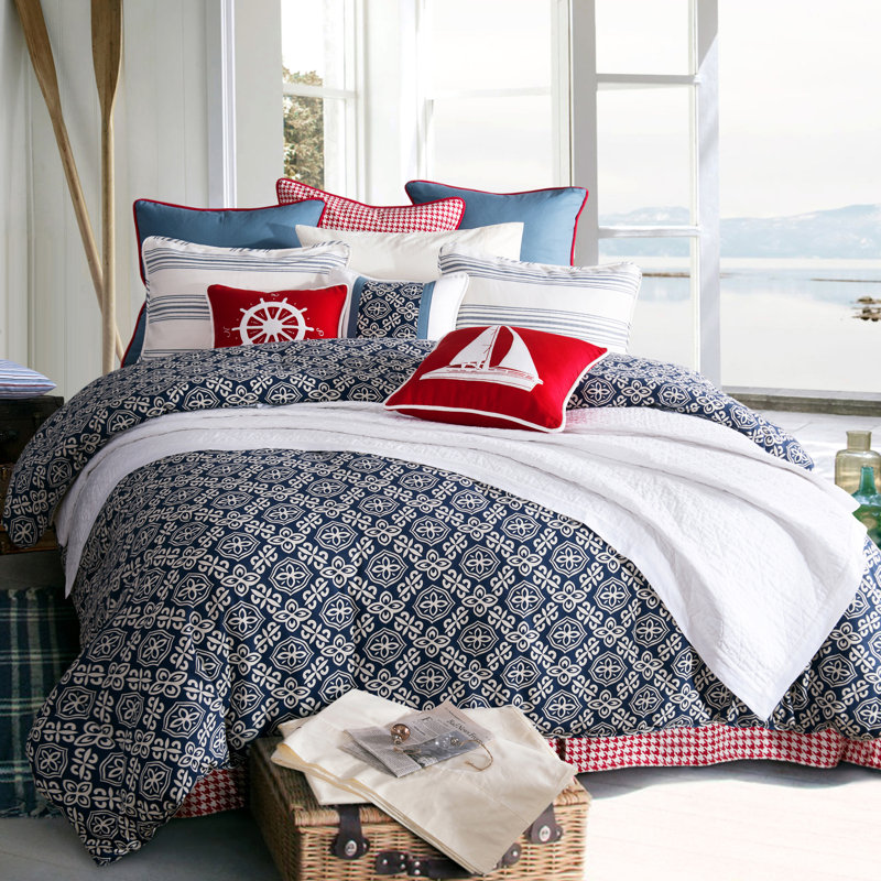 Ensemble de housse de couette décontractée St. Claire, Édredon de grand lit + 4 pièces additionnelles