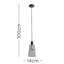 Adelio 1 - Light Black Single Pendant