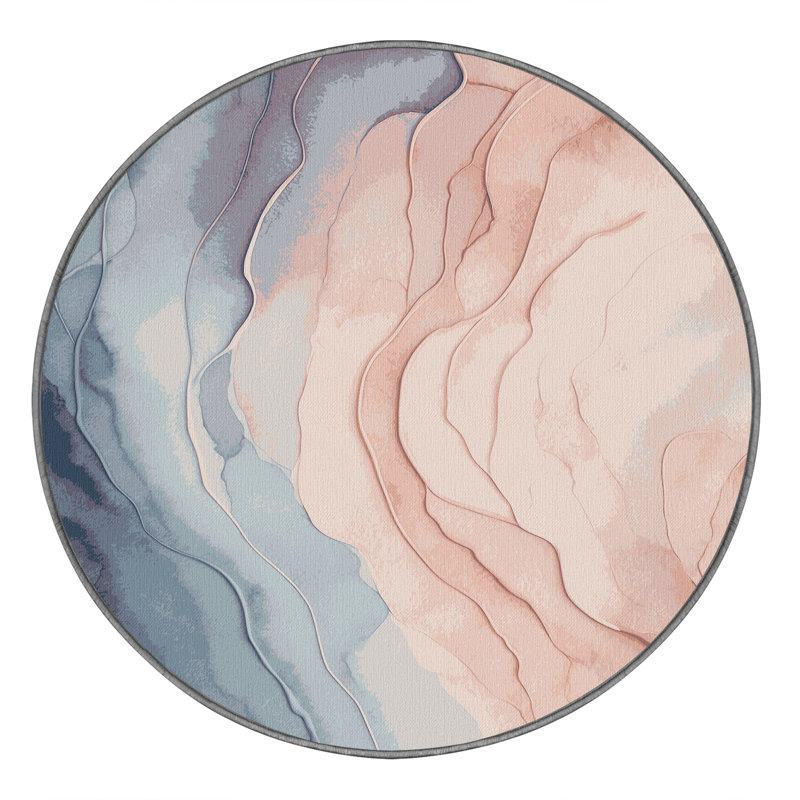 Breeze Bloom Rug, Round 8'