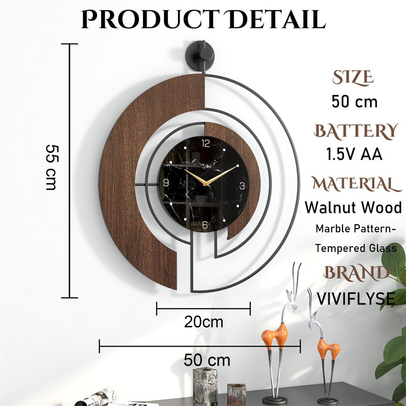 Metal Wall Clock