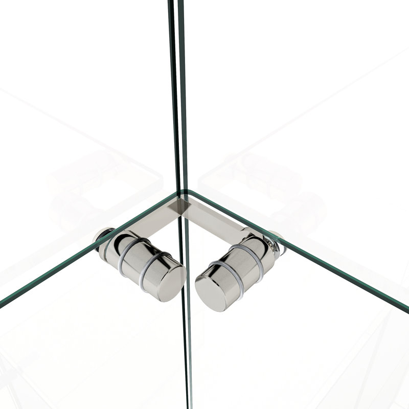 Vitrine moderne en verre avec lumières DEL